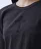 Lekim Cubic Cross Long Sleeve (Charcoal)