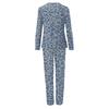 Parent-Child Matching Pajama Set Leopard Polka Dot Print Round Neck Long Sleeve Long Pants Loungewear