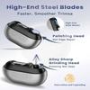 USB Rechargeable 2-Speed Electric Nail Clipper Trimmer & Polisher with LED Light & Clip Storage for Kids Seniors Adults