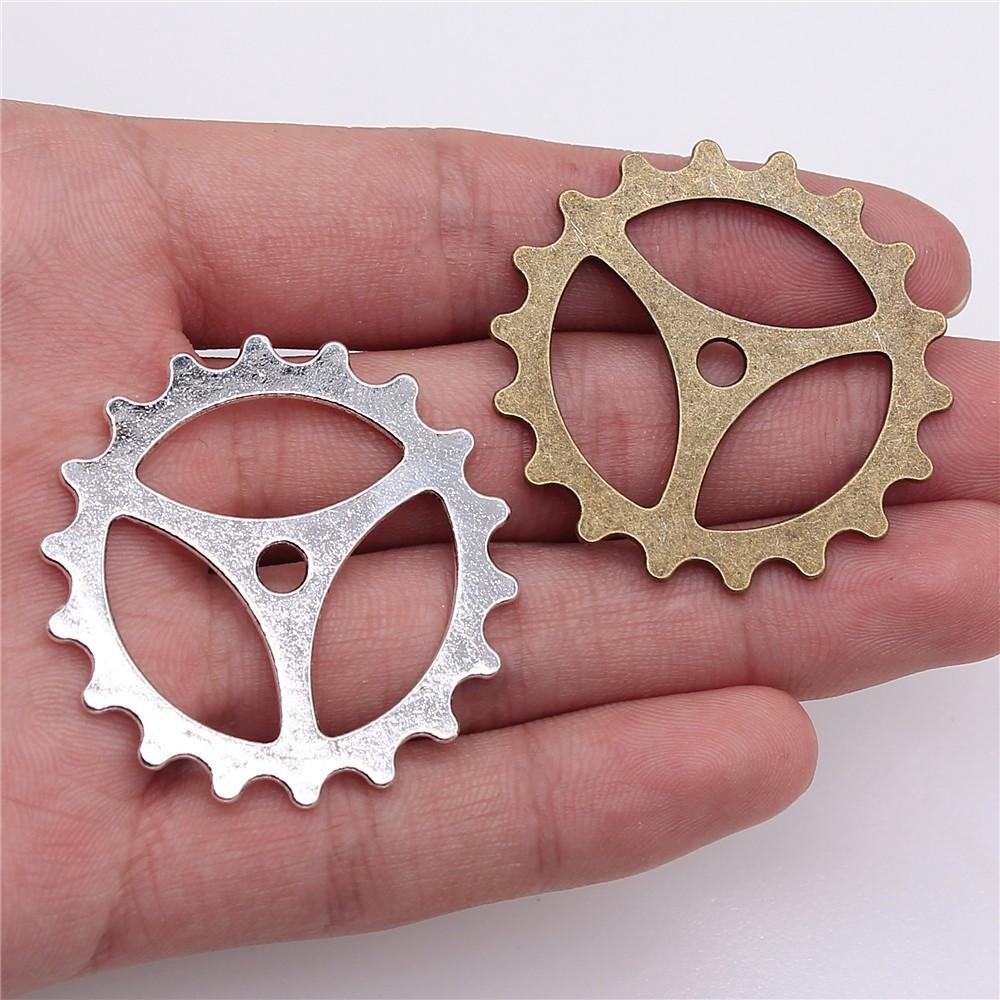 Steampunk Gear Charms Cogwheel Pendants For Industrial Themed Jewelry