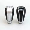 5Speed Universal R PU Leather Gear Shift Knob Manual Car Gear Stick Head Shift Replacement Knob Modified Shift Head