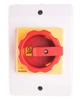 Main/Emergency Disconnect Switch In Enclosure 3P 25A 9.5Kw Ac23A 400V Yellow-Red Knob 3Ld2164-0Tb53
