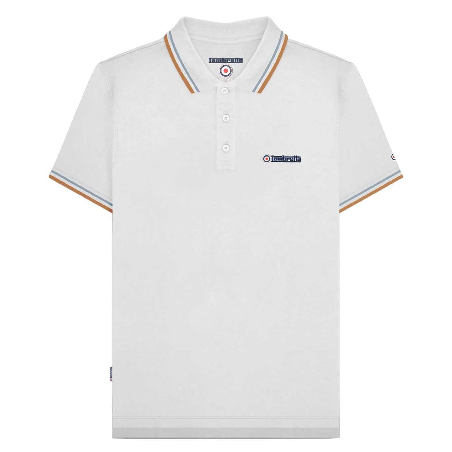 Lambretta Heren SS25 Twin Tip Poloshirt XXL