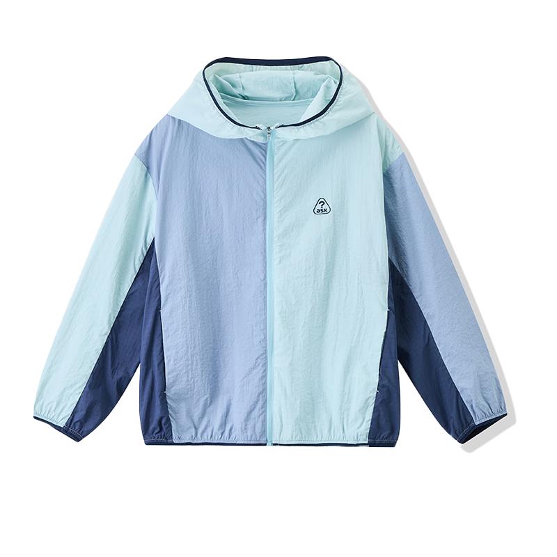 ASK JUNIOR Boys  Hooded Sun Protection Jacket L