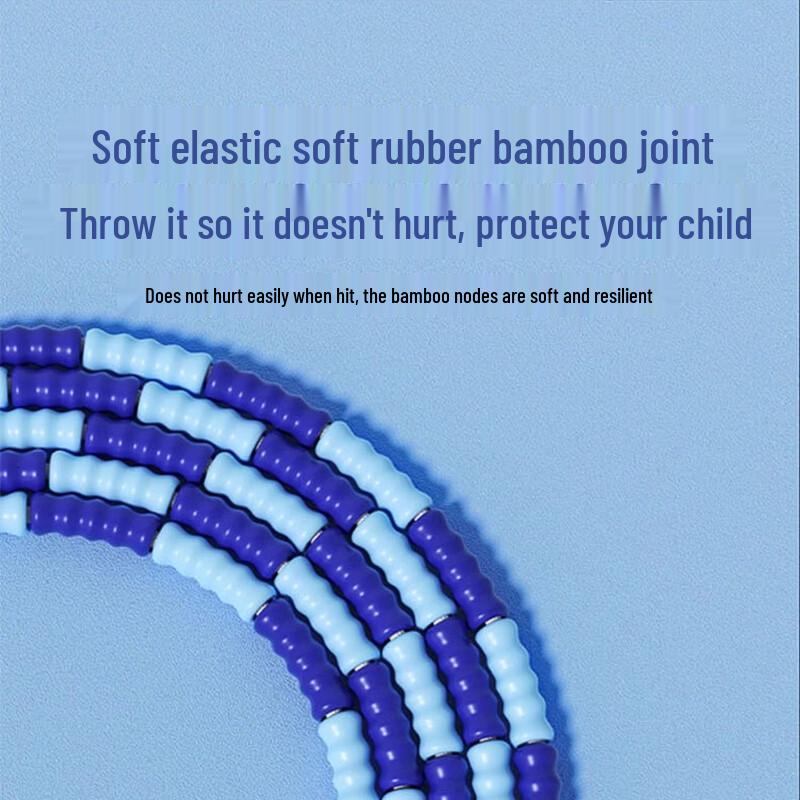 Soft Bead Segmented Jump Rope for Kids & Exams