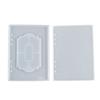 Copertă pentru caiet de nisip mișcătoare matriță din rășină DIY cristal UV epoxidic matrițe din silicon Carte transparentă matrițe creative de turnare în rășină