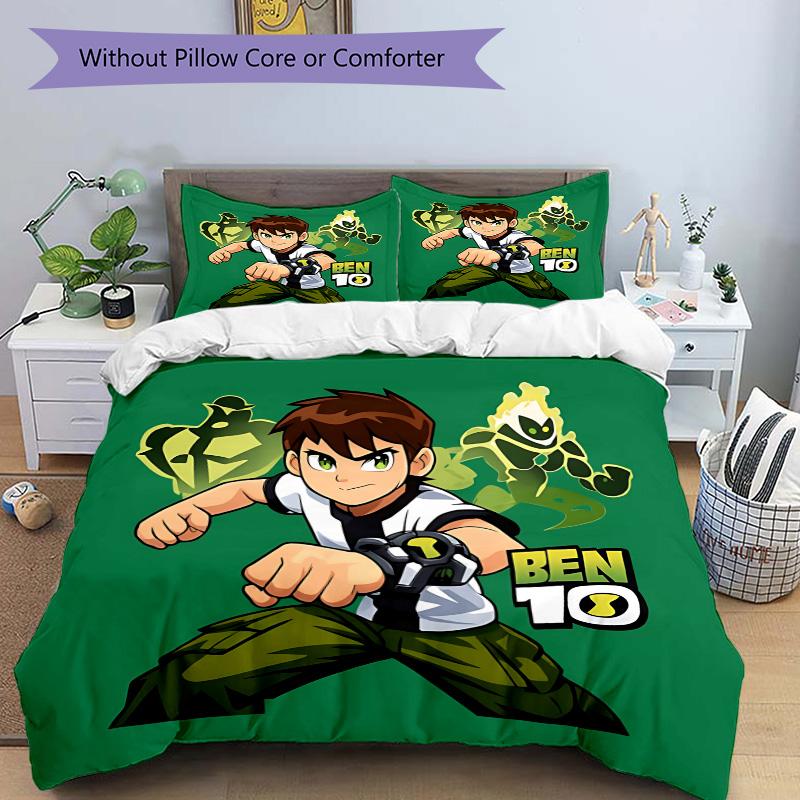 Ben Alien Force Print 3Pcs Bedding Setduvet Cover With 2 Bedropillowcase Home Birthday Gift