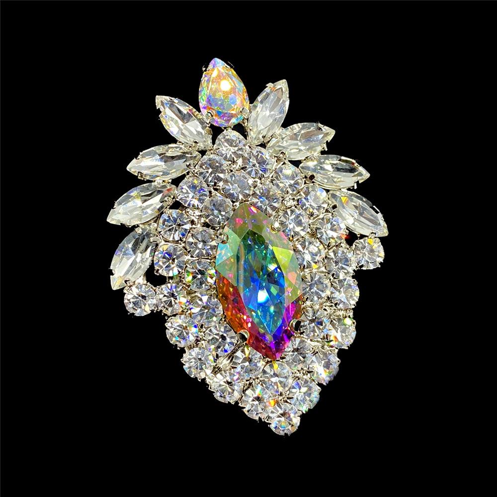 New Fashion Sparkling Rhinestone Ring, European And American Luxury Rhinestone Ring, Jewelry