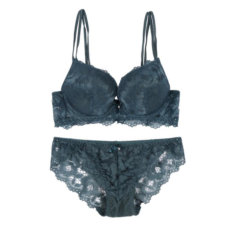 Timeless Classic Floral Embroidery Lace Bra Underwear Sexy Lady Bra Set Plus Size Lingerie Ultrathin Transparent Panties