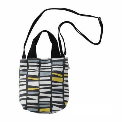 0667 Crossbody Shoulder Mini Tote Bag Baby Lou BR Mini Marche [Rootote] (04 Black)