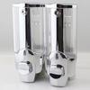 Manual Wall Mounted Plastic Soap Dispenser, Household Hotel Double Headed Soap Dispenser Box Press