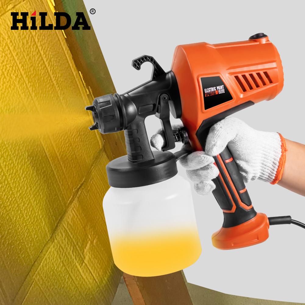 500W Household Paint Sprayer 800ML Paint Spray Machine With Paint Pot Flow Control for Furniture/Walls/Fences/Cars