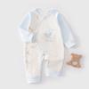 A-Class Pure Cotton Newborn Infant Tie-Up Bodysuit Romper