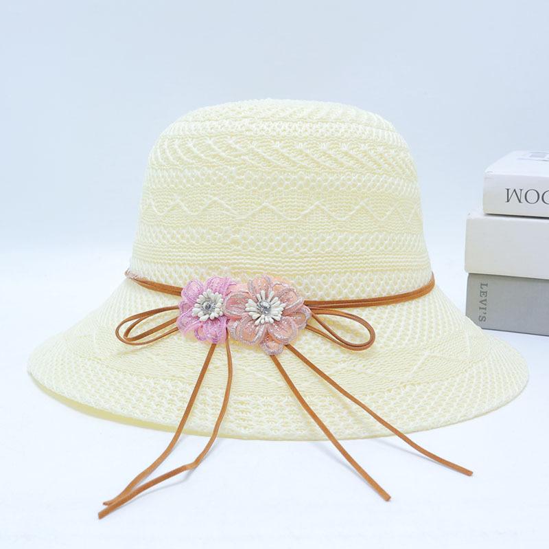 Straw Straw Hat Women's Big Eaves Beach Hat Summer Shading Sun Hat Outdoor Travel Seaside Spring and Autumn Versatile