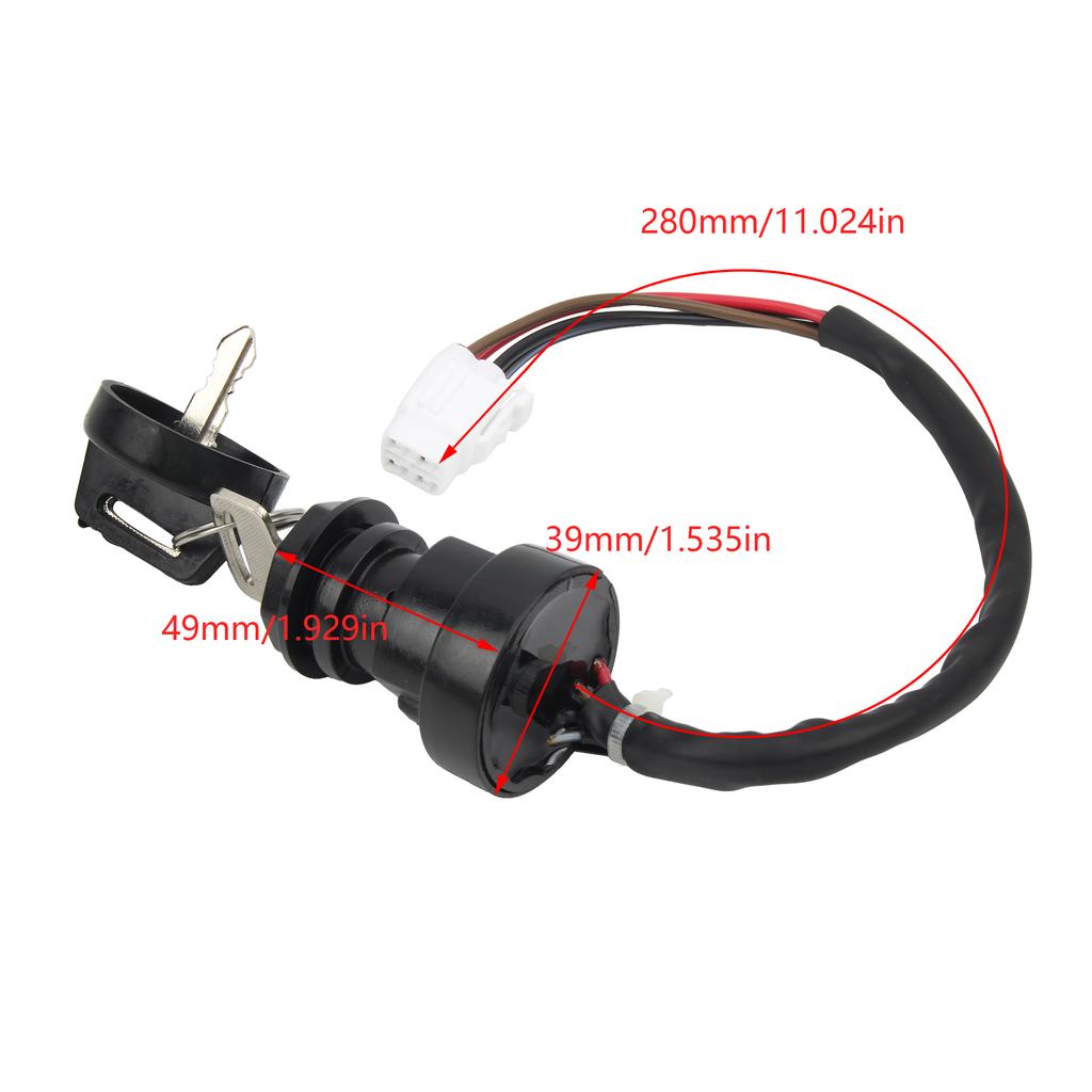 Motocross Ignition Key Switch For Yamaha YFZ450 Motorcycle Electric Door Lock Plug Ignition Key Switch Moto Parts