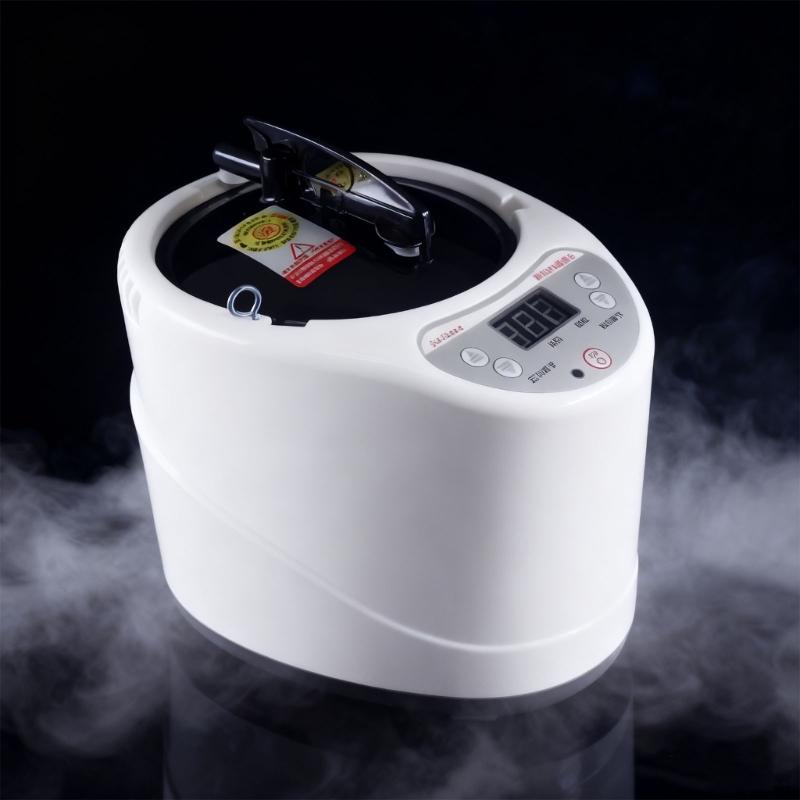 Efficient Transportable Steam Generator for Home Steambath Use with Rapid Warm Technology and Simple Design