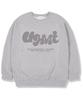 UNION GARMENTS Lightface Fleece-Lined Oversized Sweatshirt Gray