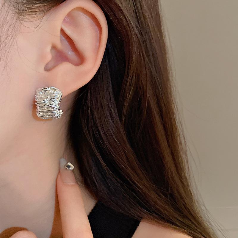 

Панк геометрические золотые металлические серьги-гвоздики для женщин винтажные серебряные серьги ювелирные аксессуары