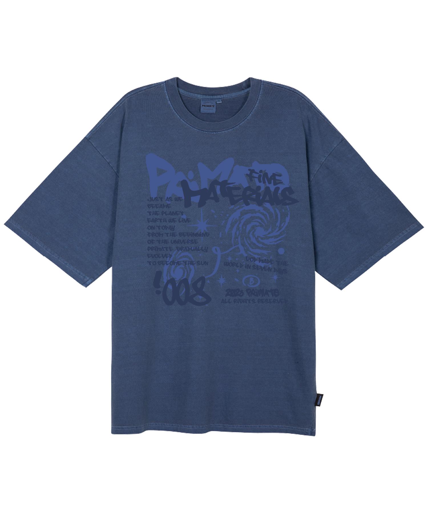 Prime Eight 008 Oversized Pigment Short Sleeve T-Shirt 4 Colors Ghost Beige/3