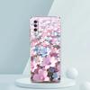 Transparent Phone Case for Samsung Galaxy A16 A14 A12 A22 A24 A42 A02 A06 A20 A30 A40 Soft TPU Cover Small Flower Stars Pattern