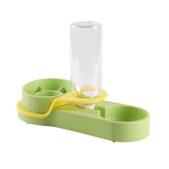 Dog Feeder Automatic Pet Water Dispenser Slow Feeder Bowl for Pets Anti-Choking Design Dry Wet Food Separation Bowl for Dog Cat