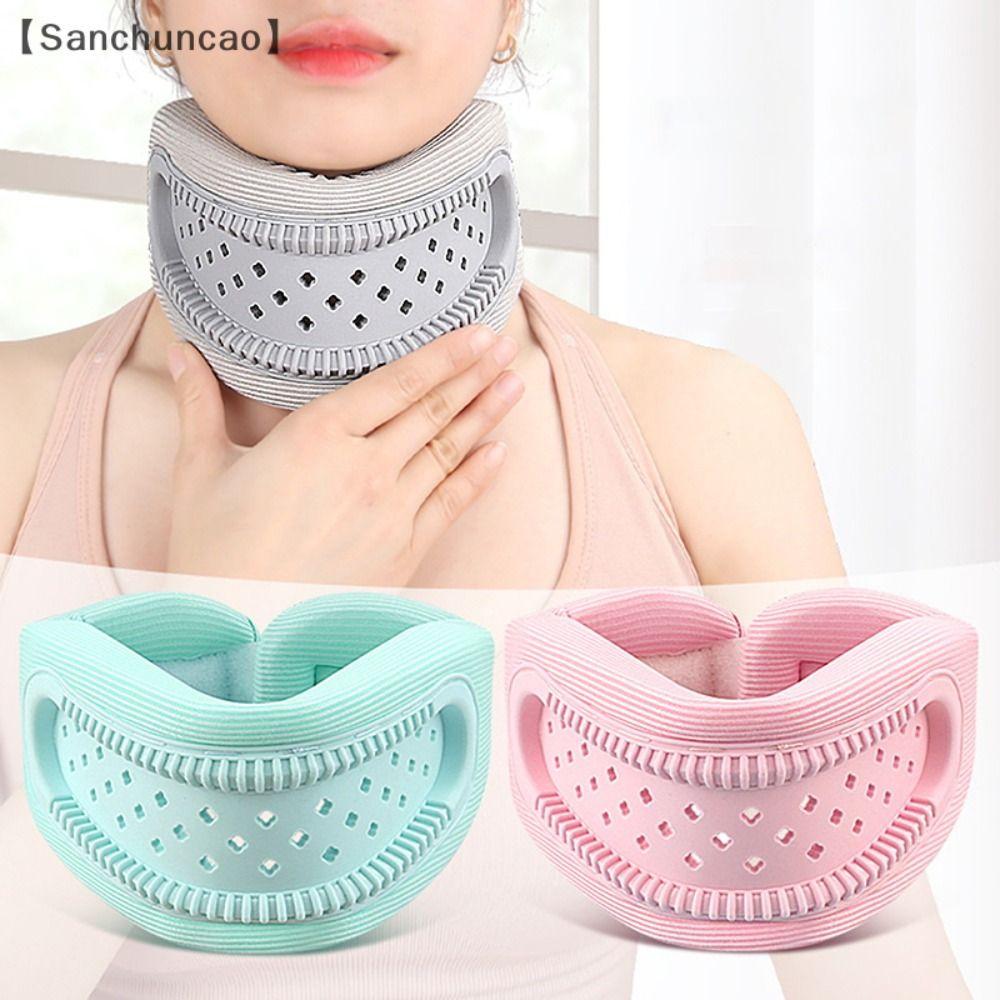 Soft Breathable Cervical Collar Ice Silk Neck Protectors  for People With Forward Neck