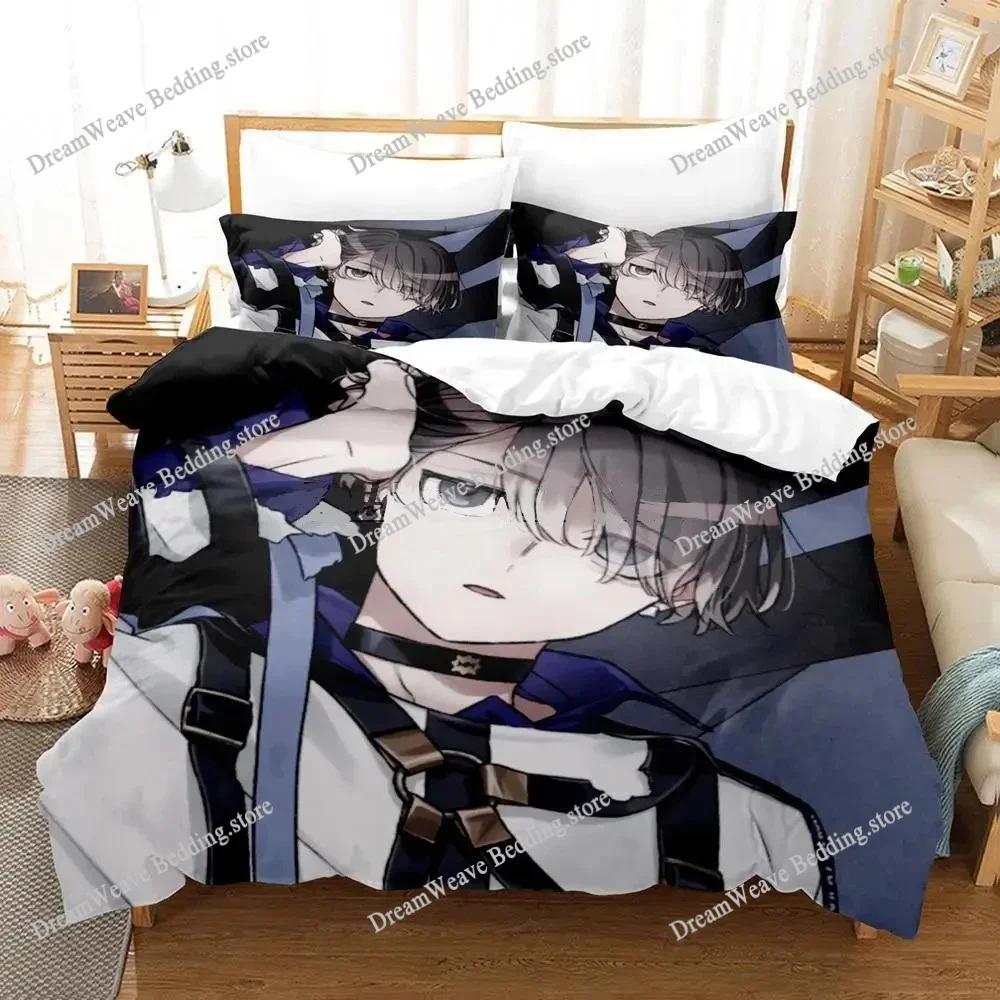 MILGRAM Single Double Queen King Size Bedding Set Boys Bedroom Duvet Cover Set 3D Printed Anime Bed Sheet Set Home Textileextile