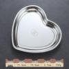 Dajujiang 304 Stainless Steel Korean Heart Snack & Dessert Plate