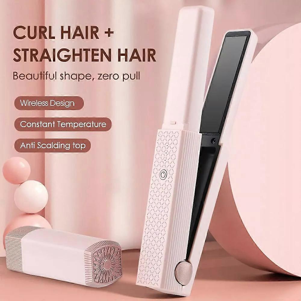 Masterscape - Portable Straightener, Mini Cordless Hair Straightener Brush