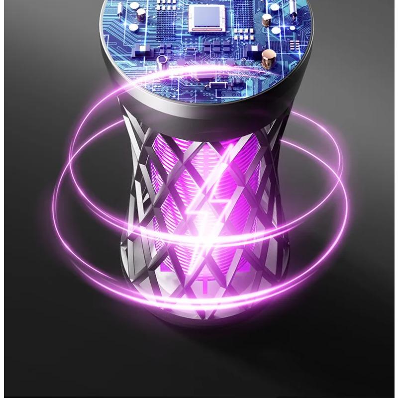 Electric Mosquito Killer Lamp with Atmosphere Light, Safe Efficient Home Mosquito Zapper, Electric Shock Mosquito Repellent for Indoor Outdoor Use