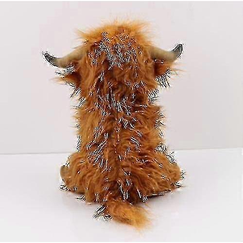 26-27 26cm Highland Cow Cuddly Soft Toy - Scottish Scotland Cow Plush