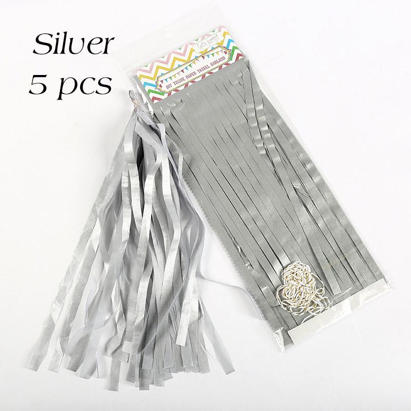 Wedding Party Decoration Color Paper Tassel Garland Bride To Be Birthday Decor Baby Shower Girl Slingers Mermaid Party Supplies