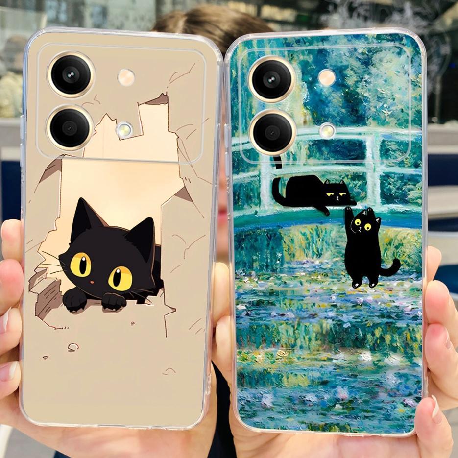 For Xiaomi Poco X6 Pro 5G Case New Fashion Painted Cover Clear Silicone Phone Case For Xiaomi Poco X6 Neo PocoX6 Pro Soft Fundas