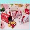 Charming Valentine's Day Decorative Mailbox Tin Box For Romantic Home Atmosphere