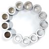 13 PCS CNC Billet Wheel Axle Spacer Kit I.D. 1.0'' - O.D. 1-1/2" for Harley  Bobbers and Choppers (Chrome)