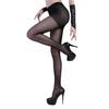 Crotchless Silk Pantyhose for Women - Flesh-Colored Stockings