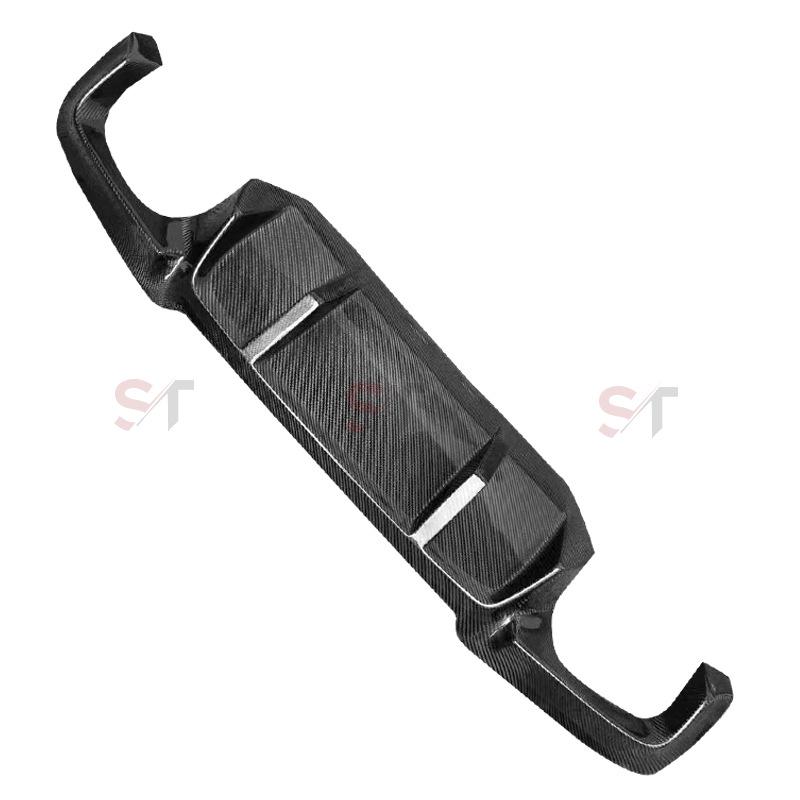 BMW 5 Series F10/F18 V Style Carbon Fiber Rear Diffuser Tail Lip Body Kit