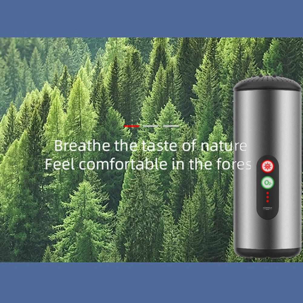 JMJM Samochodowy oczyszczacz powietrza Sterylizacja ultrafioletowa Środek do czyszczenia ozonem do usuwania nieprzyjemnych zapachów i dymu