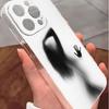 Shadow Woman Transparent, Drop-Proof Case for iPhone 14 & 15-17 Pro Max