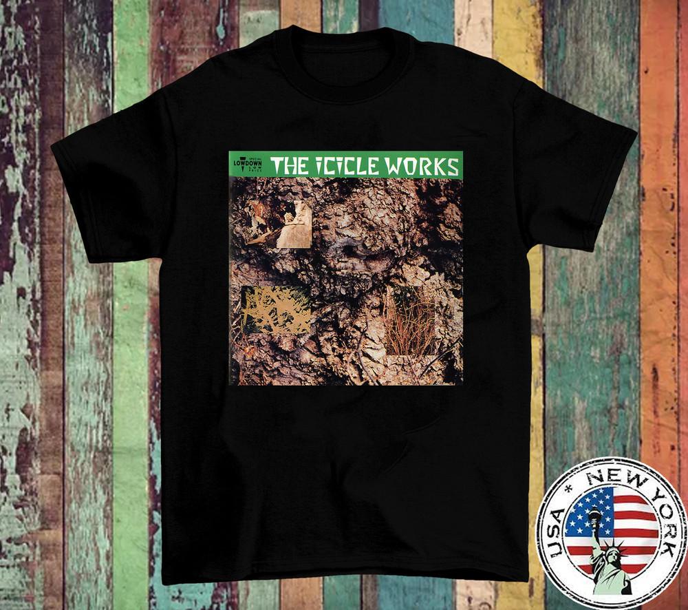 

The Icicle Works Band Self-Titled Album Black Tee Shirt Full Size S-5XL TT1035 Unisex T-Shirt S