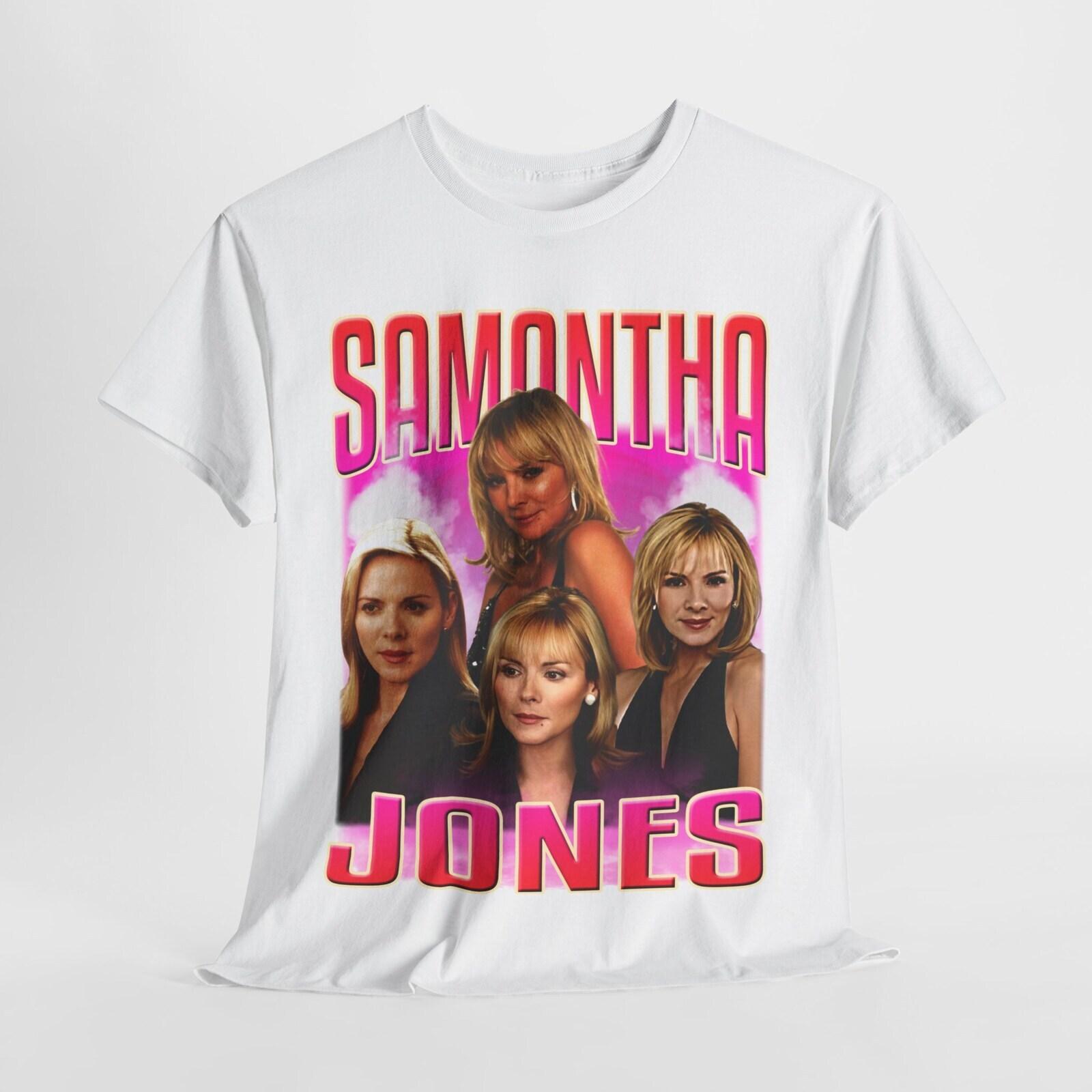SAMANTHA JONES Homage Shirt, Vintage Unisex Shirt, 90s Style T-Shirt, Retro Wome L