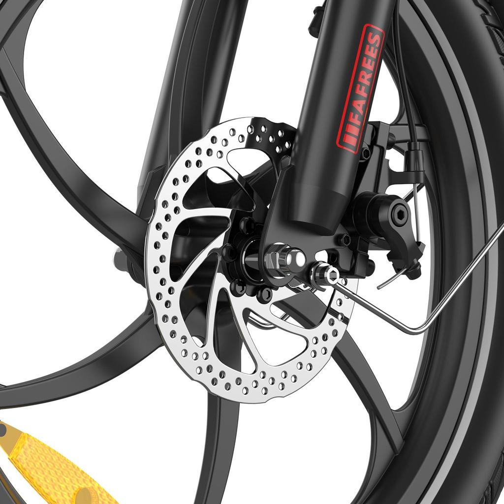 FAFREES F20+ All-Terrain Electric Bicycle With TowSeat 20×3.0 Fat Tires 250W Motor 36V20Ah Battery Urban Commuting E-Folding Bike For Adult