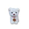 Cute Akita Inu Plush Toy (White Fur) D0066 Size: Approx. H16cm