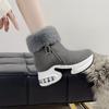 Snow Boots Women's Winter Short Tube  Keep Warm and Increase Height Cotton Boots