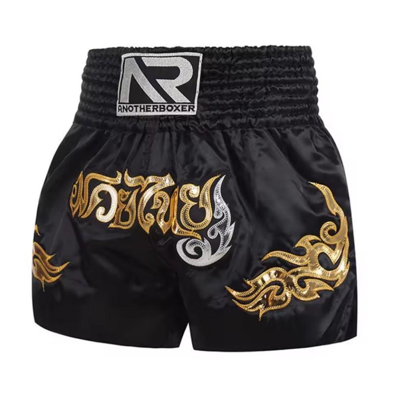 Men Women MMA Boxing Shorts Training Fight Pants Muay Thai Kickboxing Gym Workout Stretch Athletic Underwear