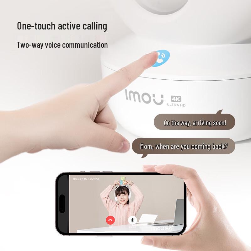 Lechange TA3R-8Mpro 4K 8MP Indoor PTZ WiFi Security Camera (CN version)