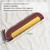 Pu Leather Pen Holder Brass Snap Closure Fine Stitching Office School Use Gifts For Writers Students