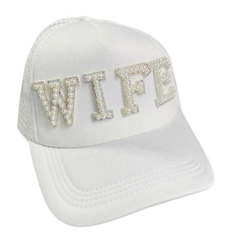 BRIDE/MRS/TRIBE/WIFE/MR Baseball cap Wedding decoration Bridal Shower Party supplies Honeymoon trip hat Creative wedding gifts
