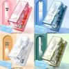 Clear Mini Stapler - Cute Macaron Solid Color Stapler for Students