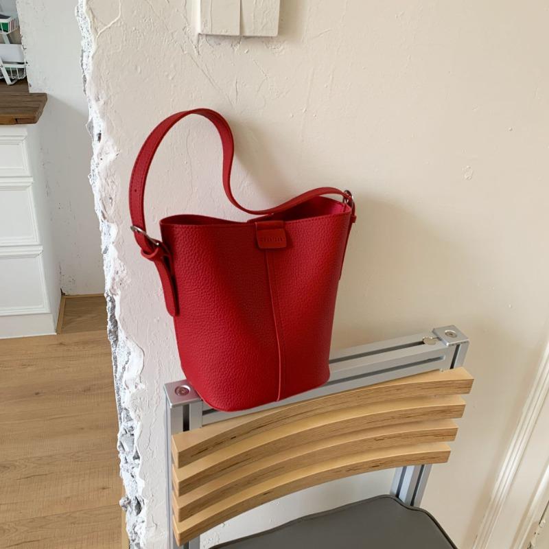 Handbag Bag New Women's Bag Fashion Versatile Messenger Bag High Sense Niche Shoulder Bucket Bag Tide